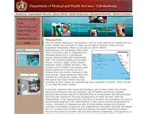 Tablet Screenshot of lakdirhealth.nic.in